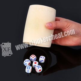 ISO9001 Coupe à dés en perspective / accessoires de jeu Casino à dés magiques avec batterie de 4h
