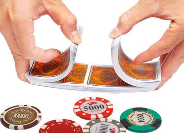Cartes de jeu invisibles en plastique de PVC T-X053 de noble non dans la fraude de tisonnier