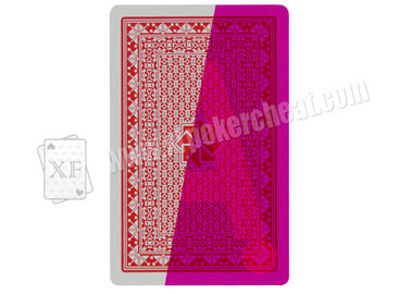 Cartes de jeu marquées par plastique royal d'index de la taille 2 de pont de Taïwan pour des verres de contact