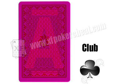 Cartes de jeu marquées par plastique royal d'index de la taille 2 de pont de Taïwan pour des verres de contact