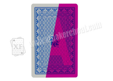 Cartes de jeu marquées par plastique royal d'index de la taille 2 de pont de Taïwan pour des verres de contact