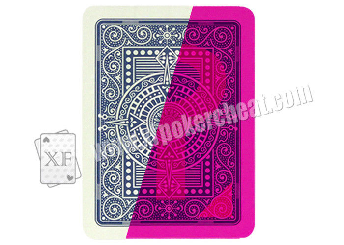 Cartes de jeu marquées invisibles d'espion de Modiano le Texas Holdem d'Italien pour la réunion intime